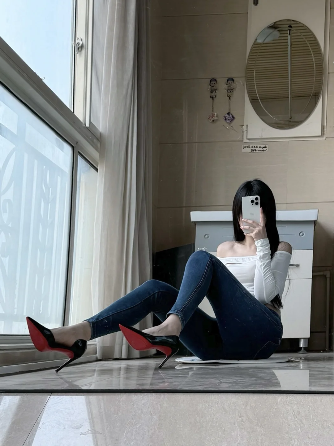 不可爱羚 – 牛仔裤 [28P,7V-1.1GGB] tg@simisebaisi 【丝足阁】024.webp
